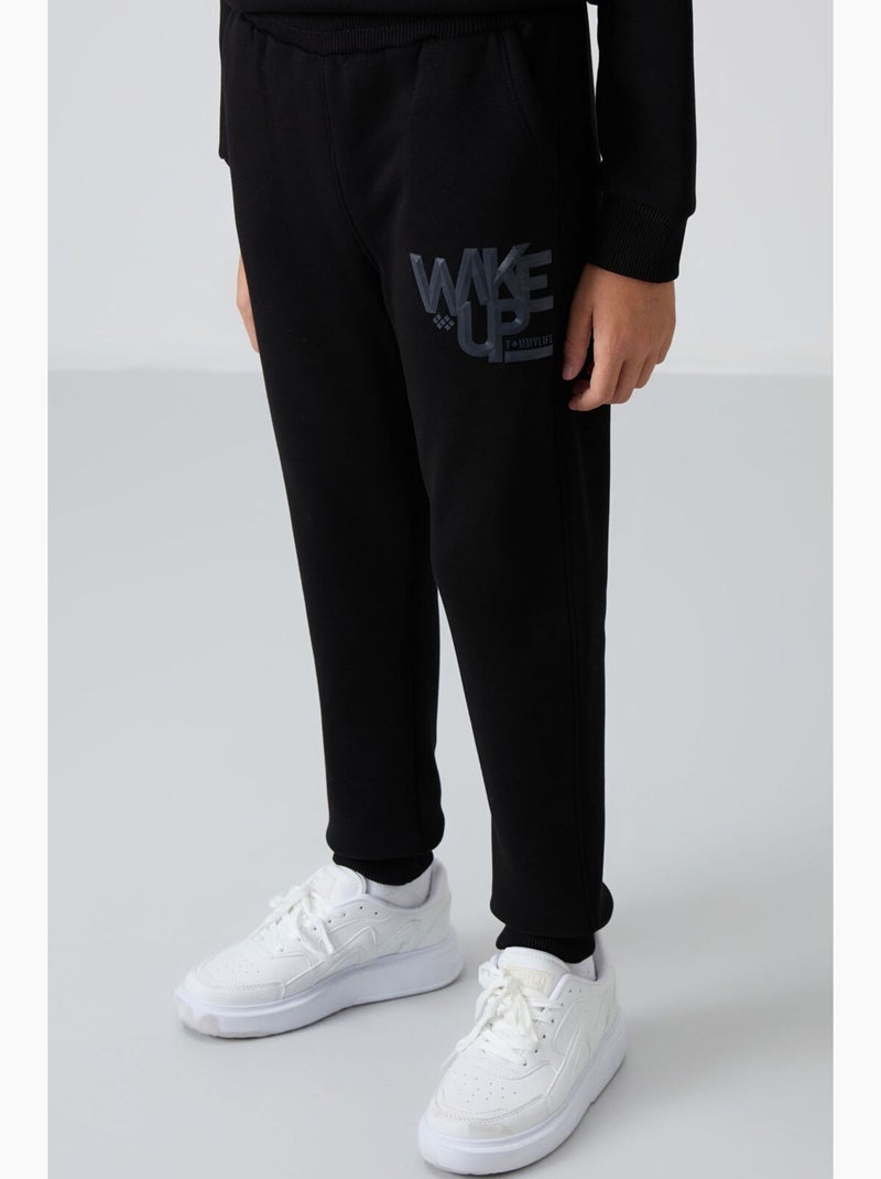 Ensemble actif enfant tommy Noir - Kiabi