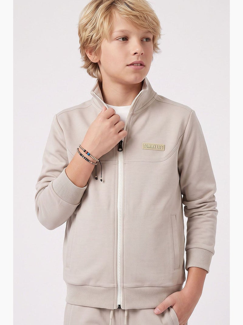 Ensemble actif enfant tommy Sable - Kiabi