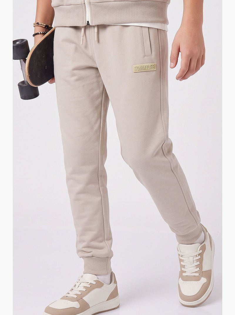 Ensemble actif enfant tommy Sable - Kiabi