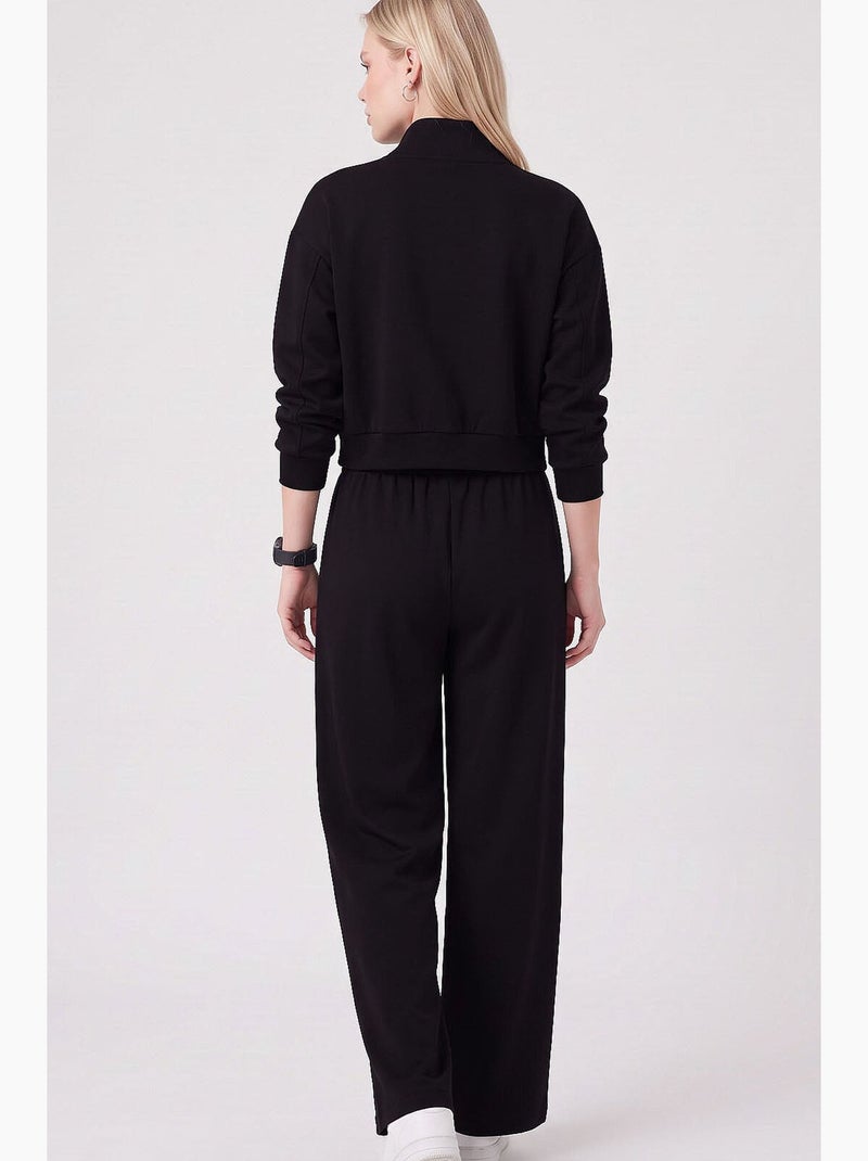 Ensemble actif tommy Noir - Kiabi