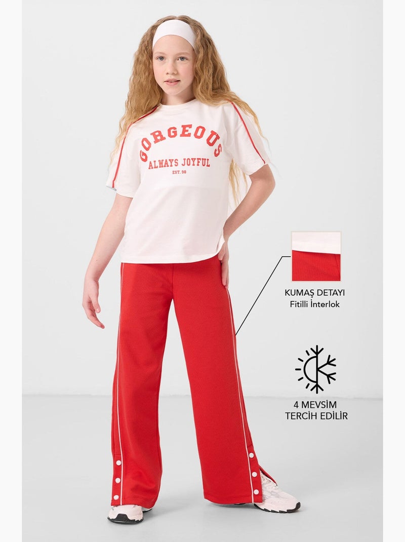 Ensemble actif tommy Rouge/Rose - Kiabi