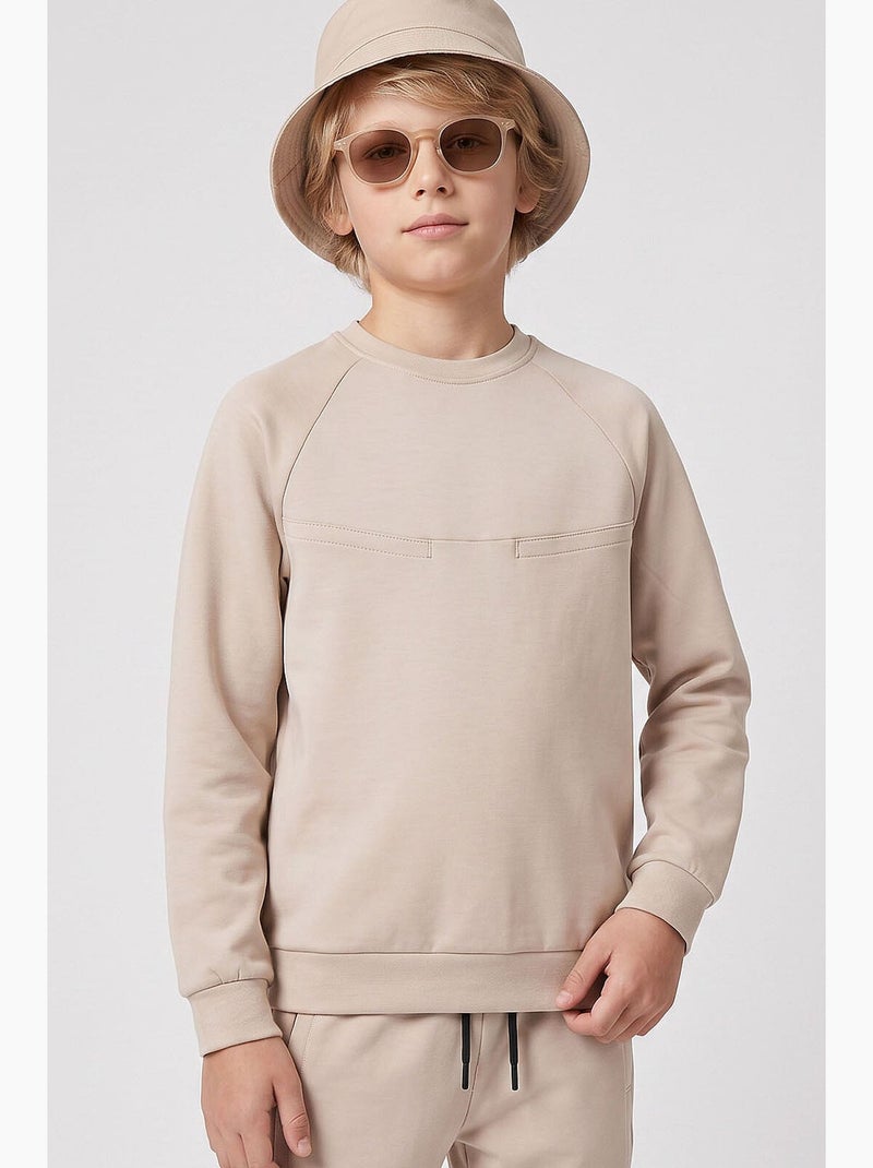 Ensemble active enfant tommy Beige argile - Kiabi