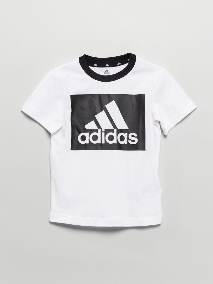 Ensemble 'adidas' t-shirt + short - 2 pièces Blanc/noir - Kiabi