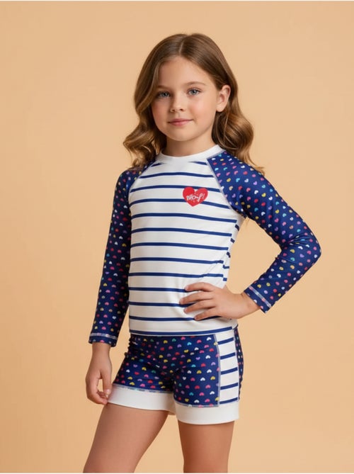 Ensemble Anti-UV fille : Heart - Kiabi