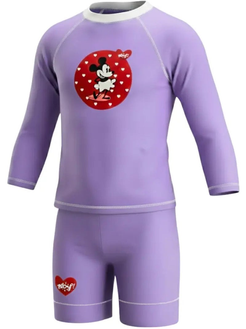 Ensemble Anti-UV fille : Mimie Mauve lilas - Kiabi