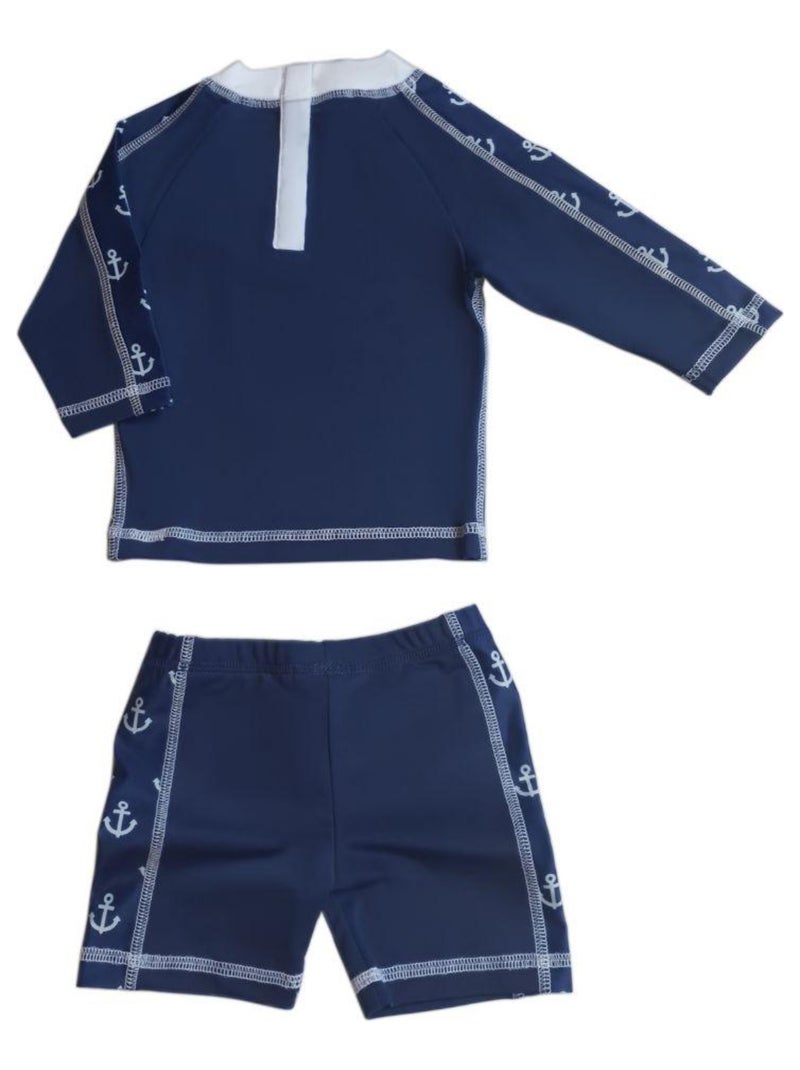 Ensemble Anti-UV garçon : Loup Bleu - Kiabi