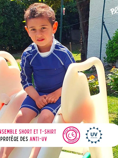 Ensemble Anti-UV garçon : Loup - Kiabi