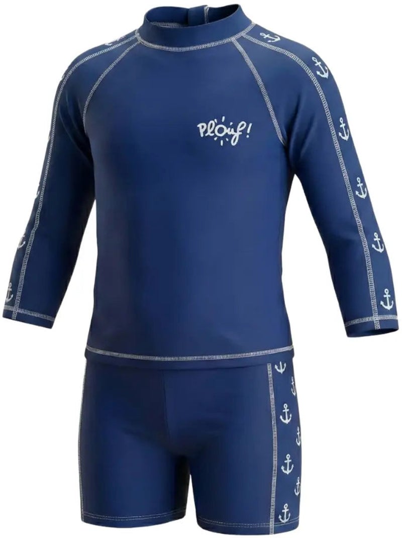Ensemble Anti-UV garçon : Loup Bleu - Kiabi