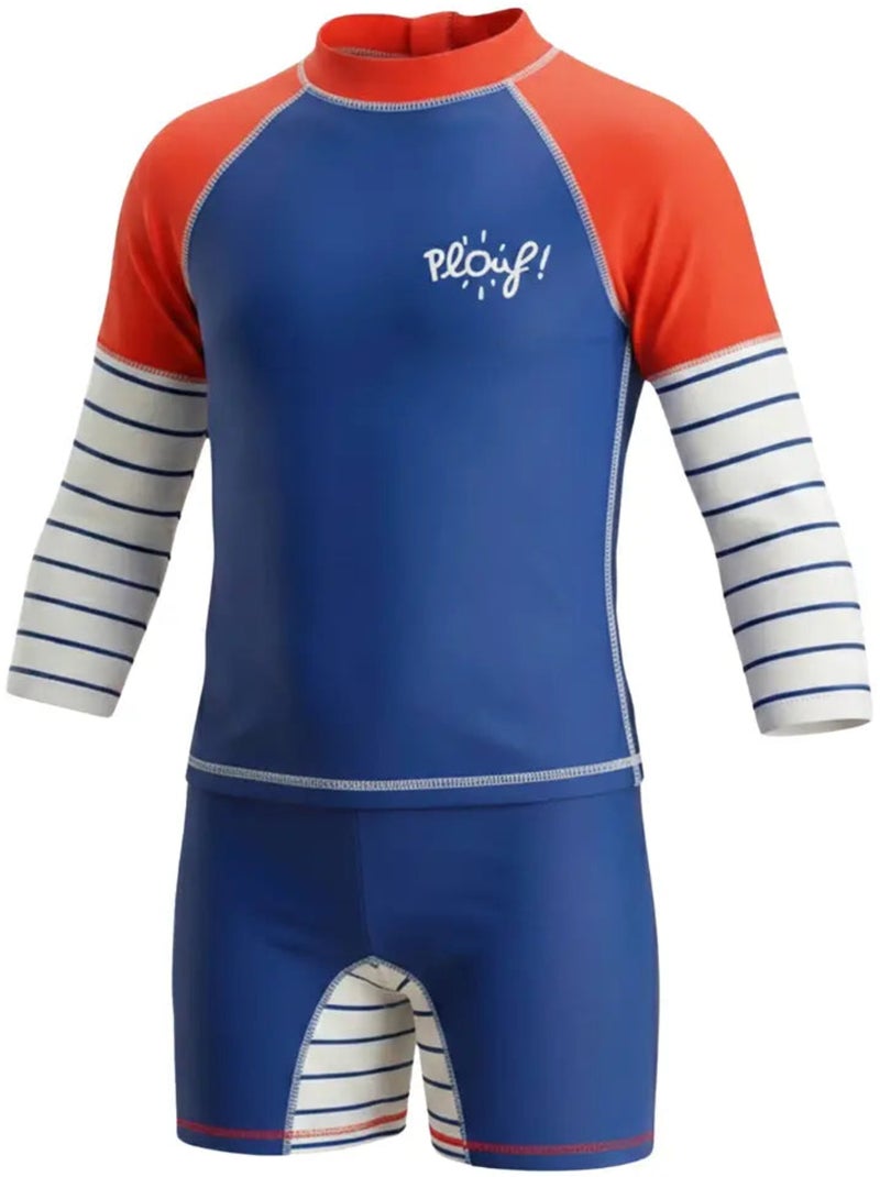 Ensemble Anti-UV garçon : Marin Blanc Rouge Bleu - Kiabi