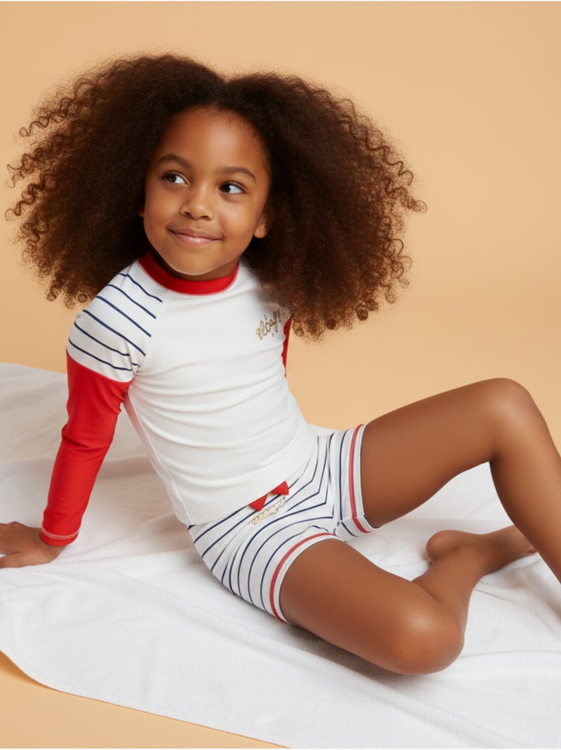 Ensemble Anti-UV pour fille Marinette Blanc - Kiabi