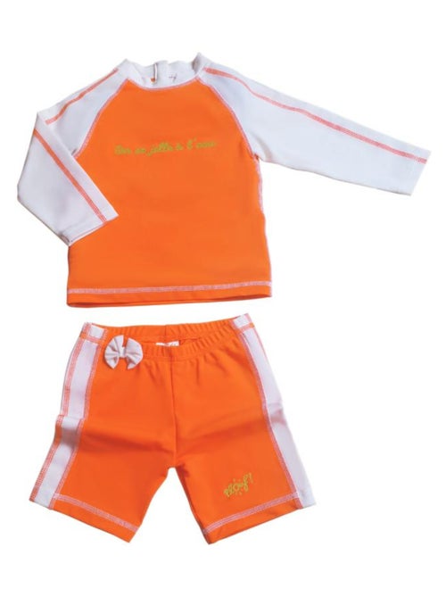 Ensemble Anti-UV pour fille Sunny fluo - Kiabi