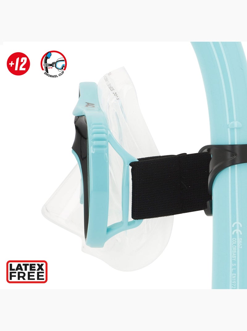 Ensemble aqua sport masque en cristal avec tube en silicone +12 ans N/A - Kiabi