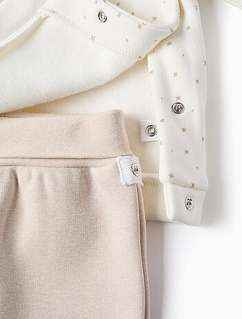 Ensemble avec doublure en coton peigné