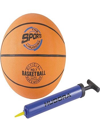 Ensemble Ballon de basket et pompe