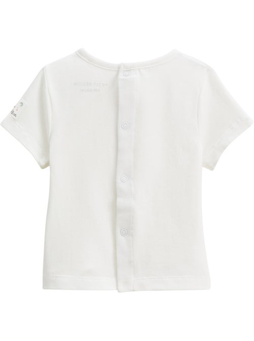 Ensemble barboteuse bloomer bébé en gaze de coton et t-shirt Mini Rêve - Kiabi