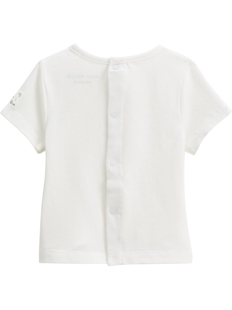 Ensemble barboteuse bloomer bébé en gaze de coton et t-shirt Mini Rêve Vert - Kiabi
