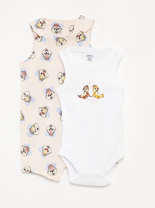 Ensemble barboteuse + body 'Disney' - 2 pièces - Kiabi