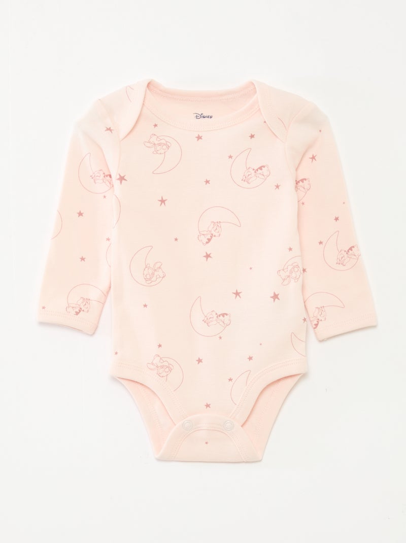 Ensemble barboteuse + body 'Disney' Bleu/rose - Kiabi