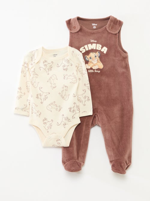 Ensemble barboteuse + body 'Disney' - Kiabi