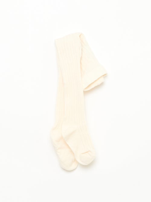 Ensemble barboteuse fleurie + collants - Kiabi