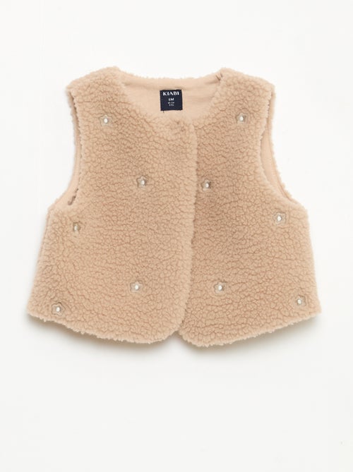 Ensemble barboteuse + gilet + collants - Kiabi