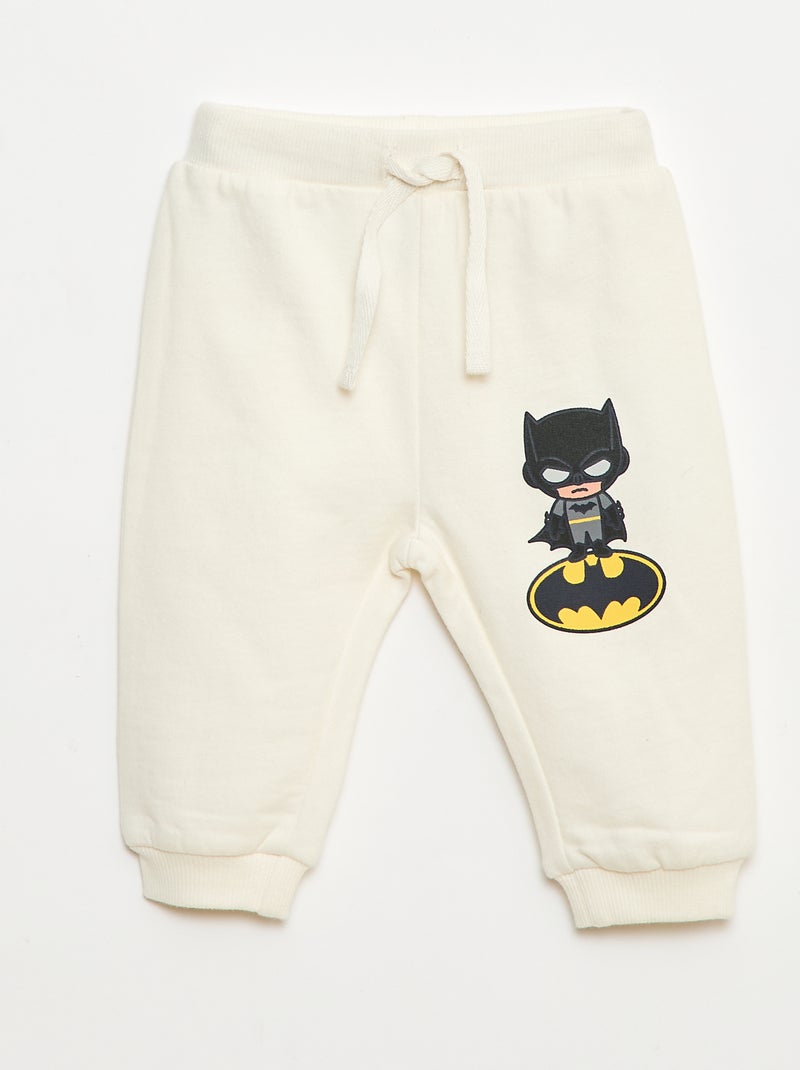 Ensemble 'Batman' 'DCcomics' en coton Blanc - Kiabi