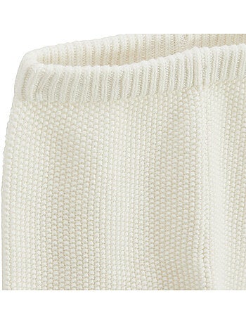 Ensemble b?b? gilet et pantalon en tricot Colette