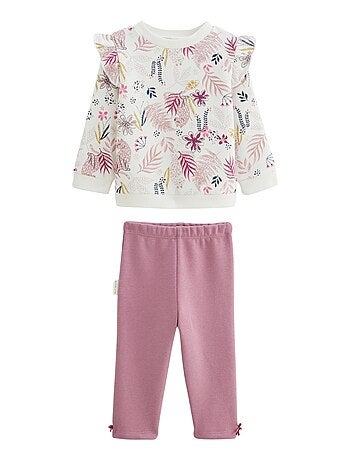Ensemble b?b? sweat et legging en molleton Louisa