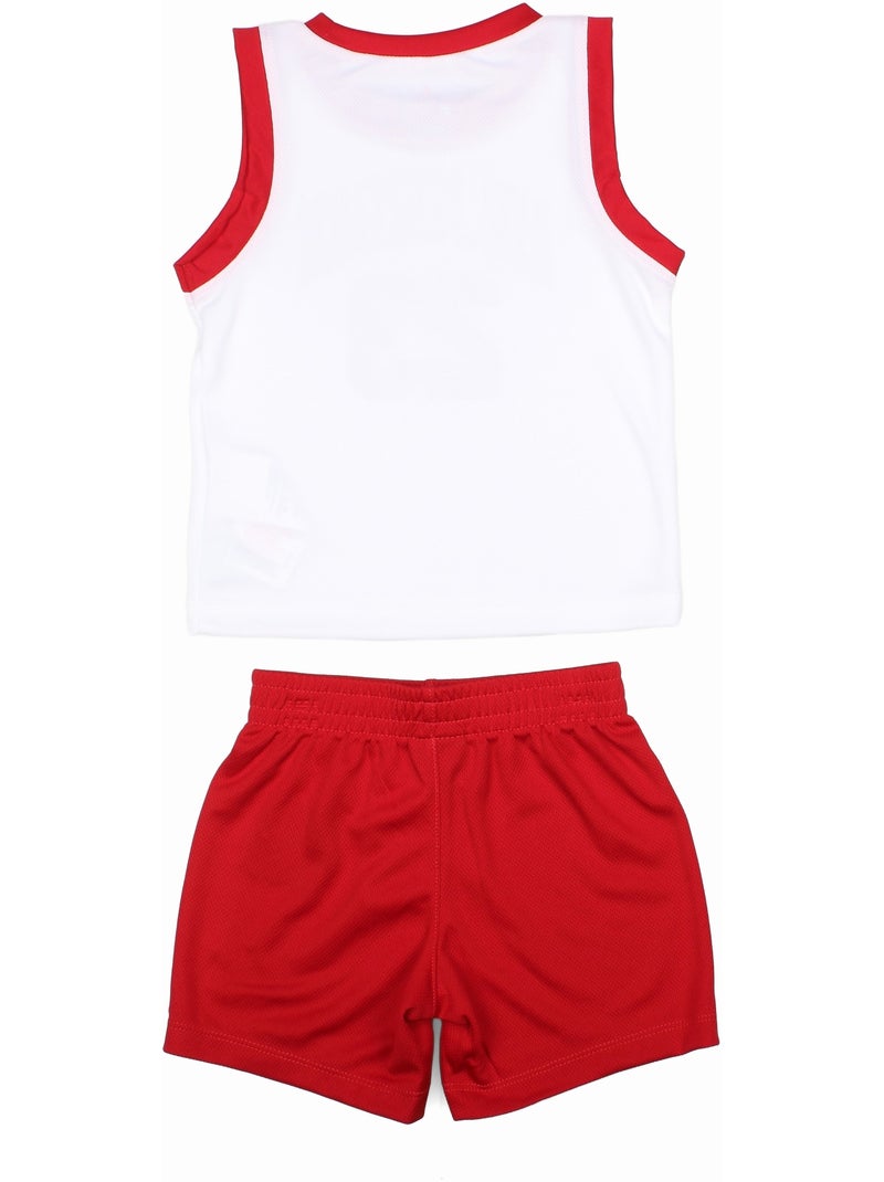 Ensemble Bébé 2 pièces - Jordan Blanc Rouge - Kiabi