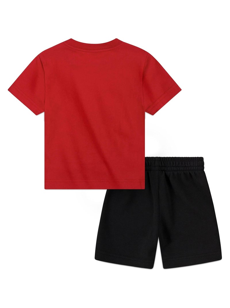 Ensemble Bébé 2 pièces - Jordan Noir Rouge - Kiabi