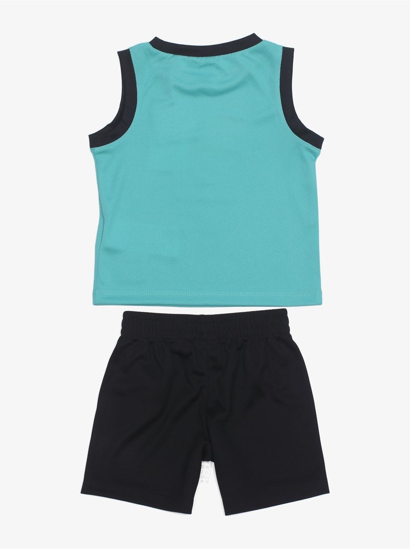Ensemble Bébé 2 pièces - Jordan Noir Vert - Kiabi