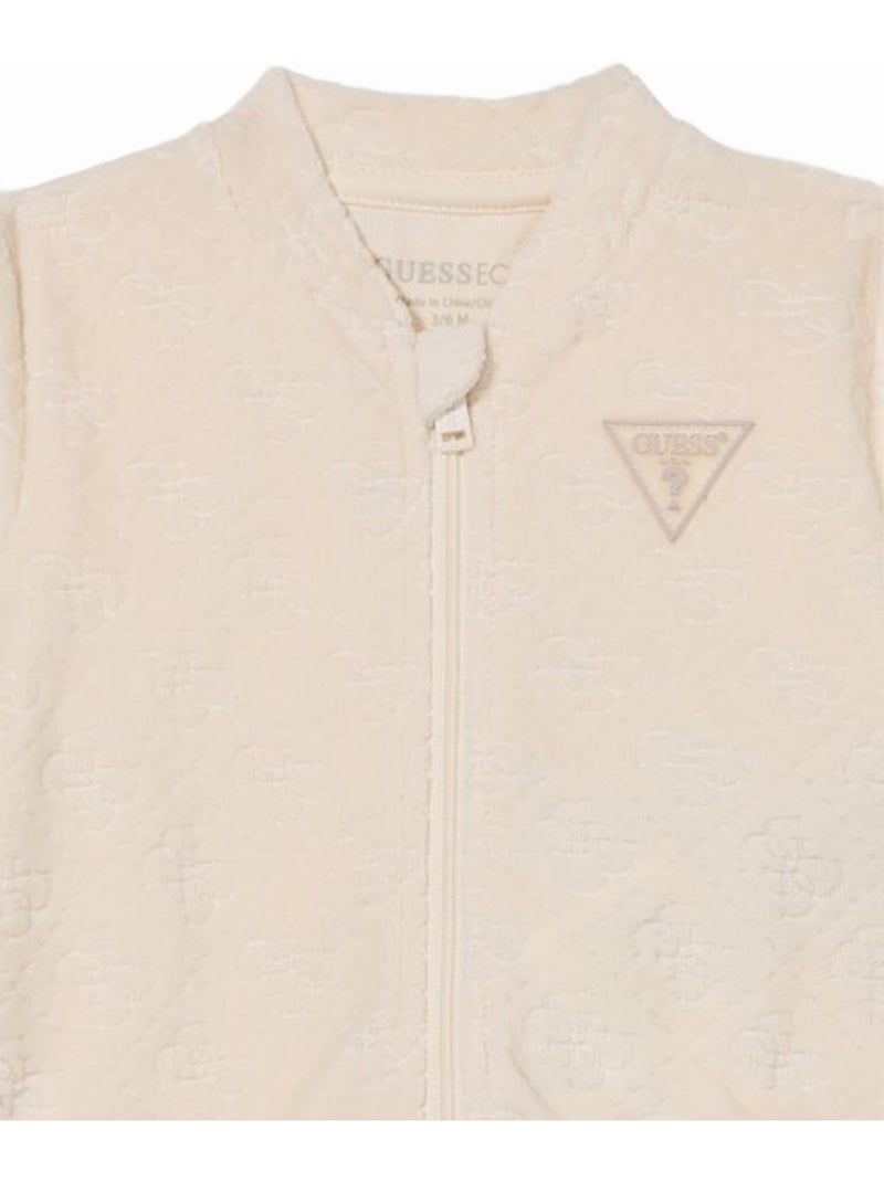 Ensemble bébé 3 pièces - guess kids Beige/Blanc - Kiabi