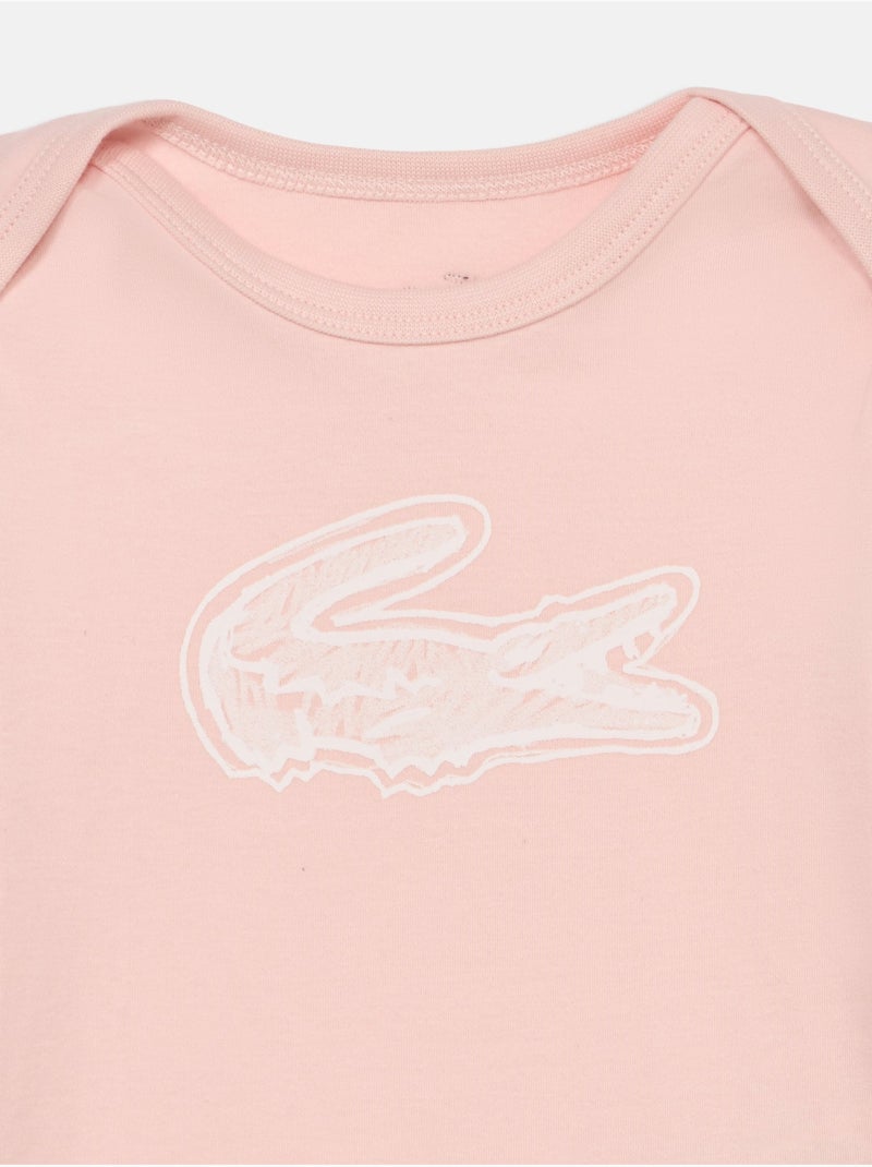Ensemble bébé 3 pièces - lacoste Rose clair - Kiabi