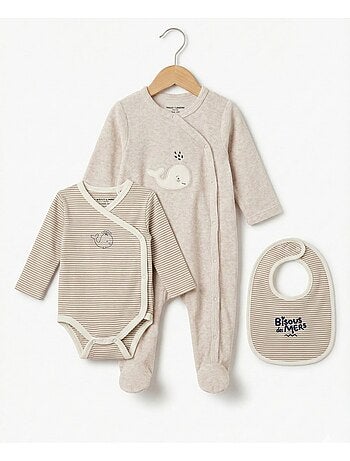 Ensemble bébé 3 pièces - Terre de Marins