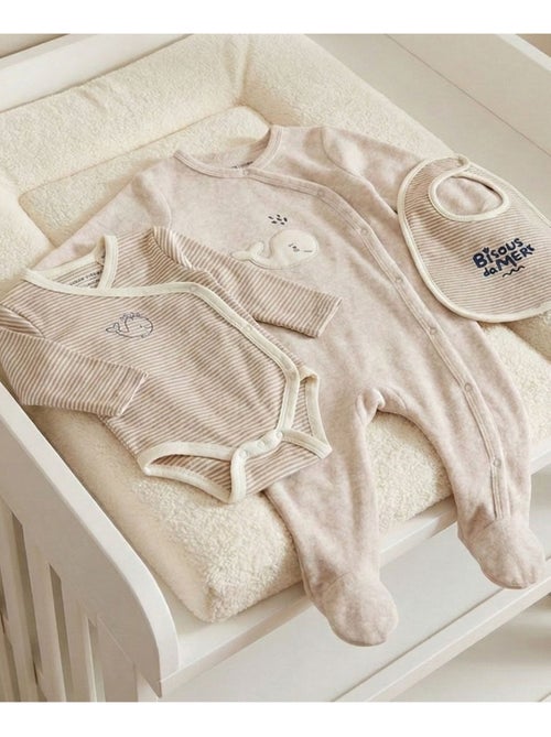 Ensemble bébé 3 pièces - Terre de Marins - Kiabi