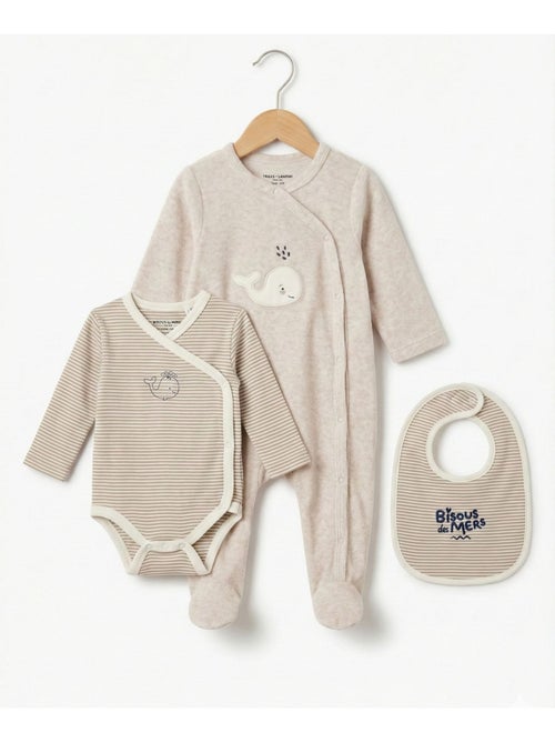 Ensemble bébé 3 pièces - Terre de Marins - Kiabi