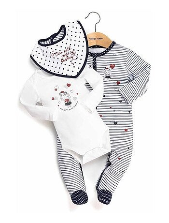 Ensemble bébé 3 pièces - Terre de Marins
