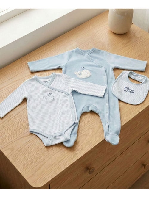 Ensemble bébé 3 pièces - Terre de Marins - Kiabi