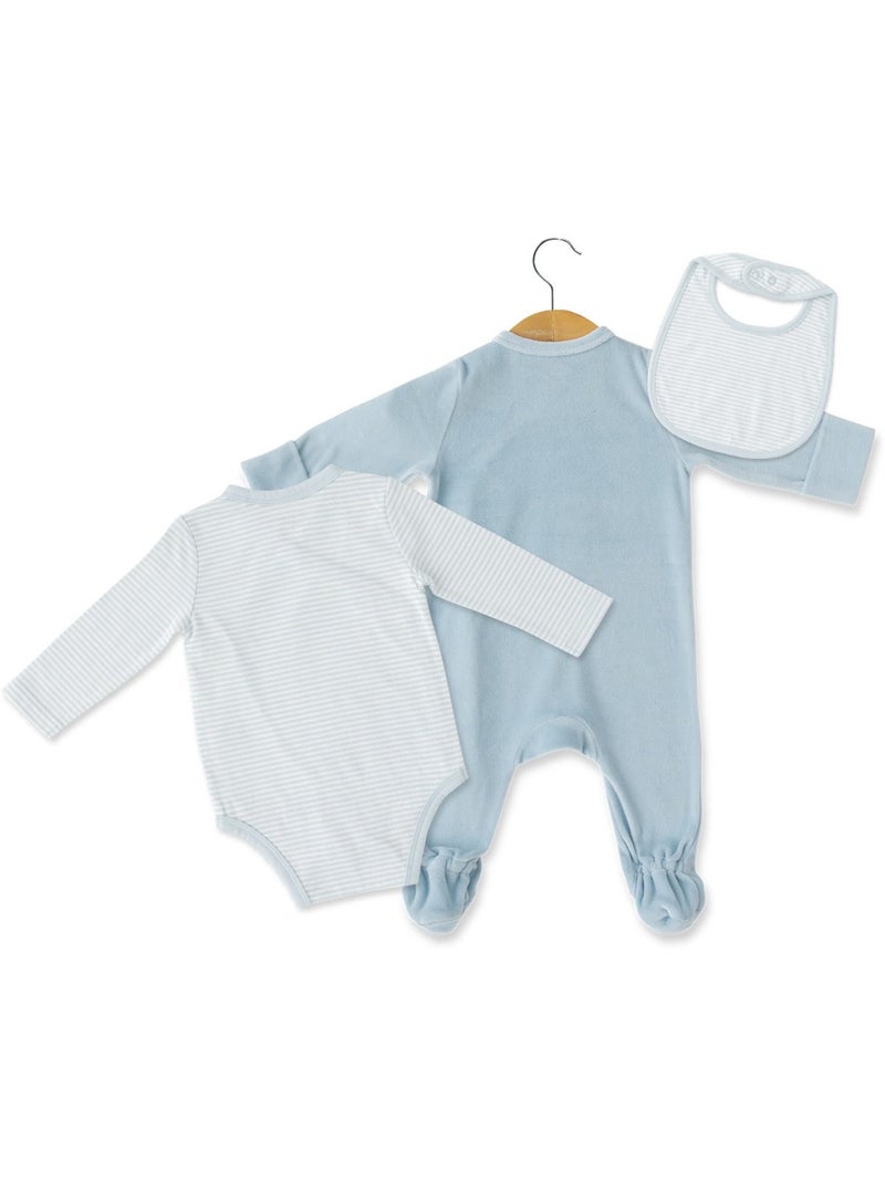 Ensemble bébé 3 pièces - Terre de Marins Bleu Bleu - Kiabi