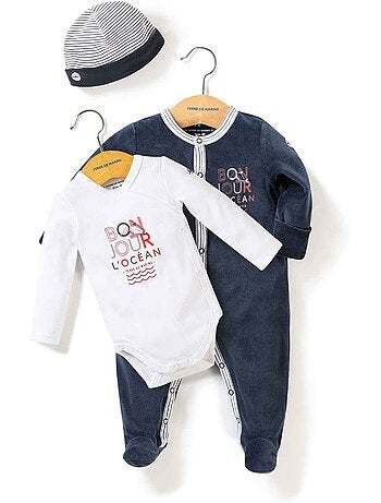 Ensemble bébé 3 pièces - terre de marins