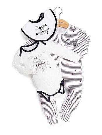 Ensemble bébé 3 pièces - Terre de Marins