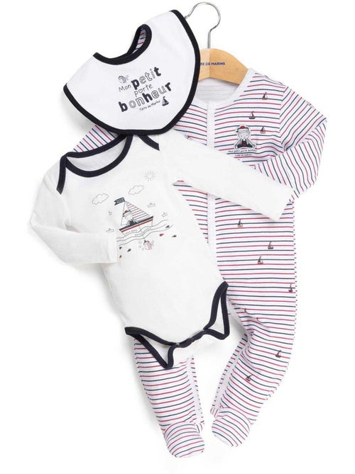 Ensemble bébé 3 pièces - Terre de Marins - Kiabi