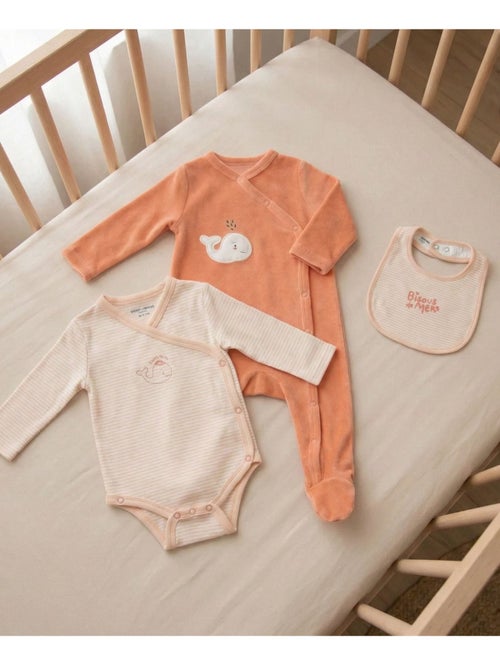 Ensemble bébé 3 pièces - Terre de Marins - Kiabi