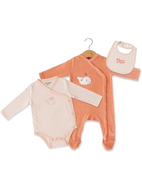 Ensemble bébé 3 pièces - Terre de Marins - Kiabi Ensemble bébé 3 pièces - Terre de Marins - Kiabi