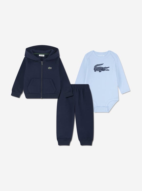 Ensemble Bébé 3 pièces body gilet à capuche et bas - Kiabi