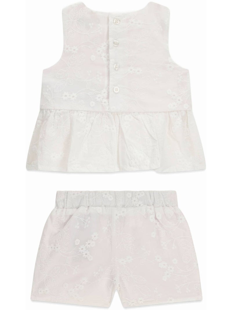 Ensemble Bébé à broderies - Guess kids Blanc - Kiabi