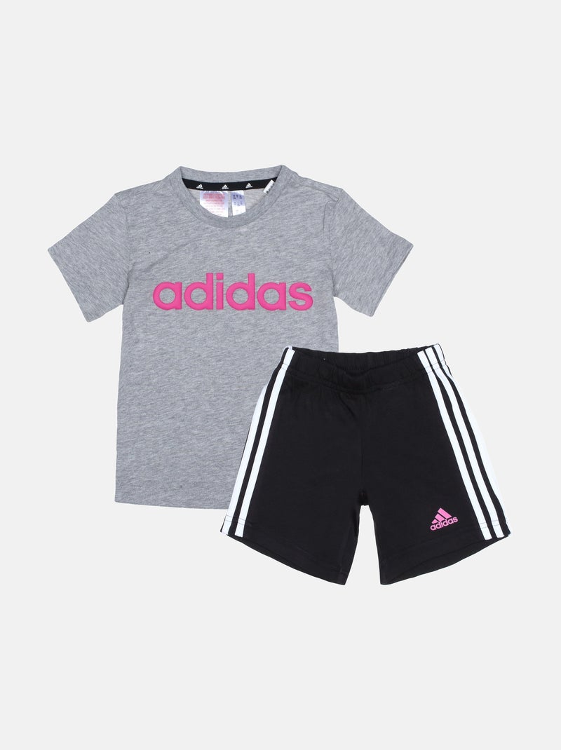 Ensemble Bébé Adidas Originals 2 pièces Gris Noir - Kiabi