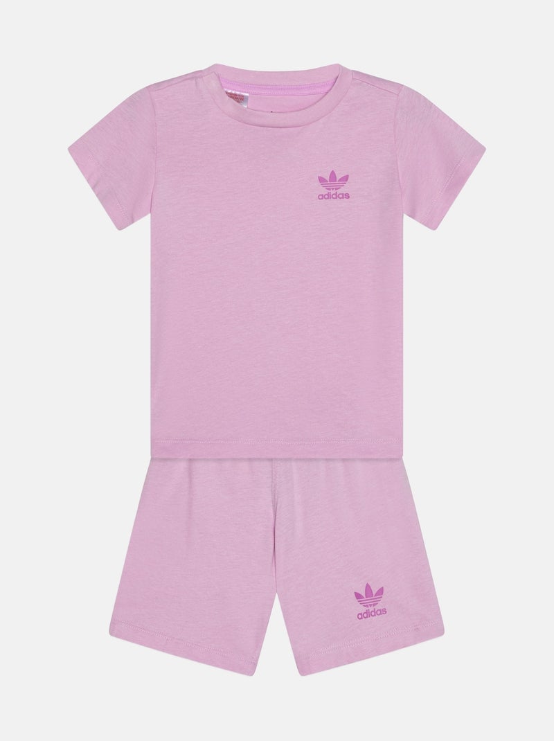Ensemble Bébé Adidas Originals 2 pièces Rose - Kiabi