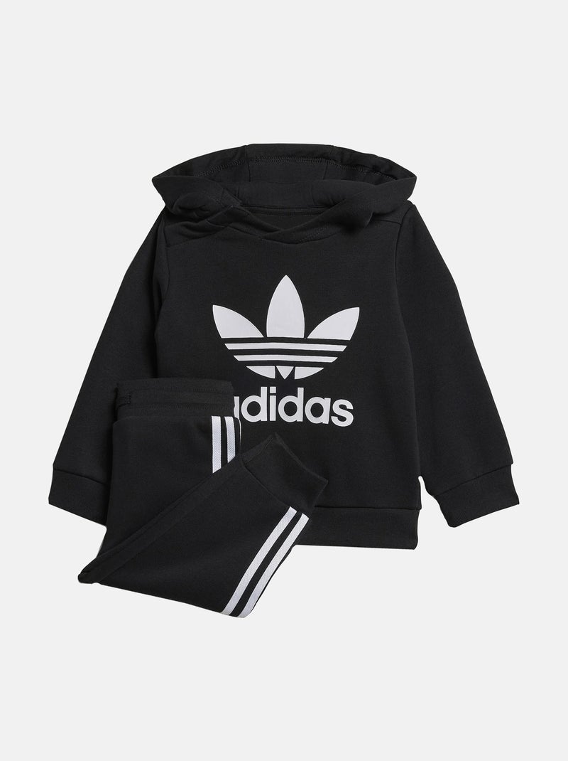 Ensemble Bébé Adidas Originals à capuche Noir - Kiabi