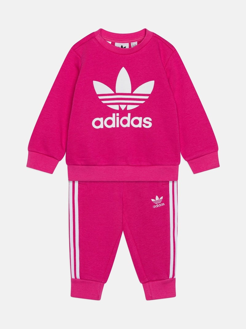 Ensemble Bébé Adidas Originals manches longues Rose fushia - Kiabi